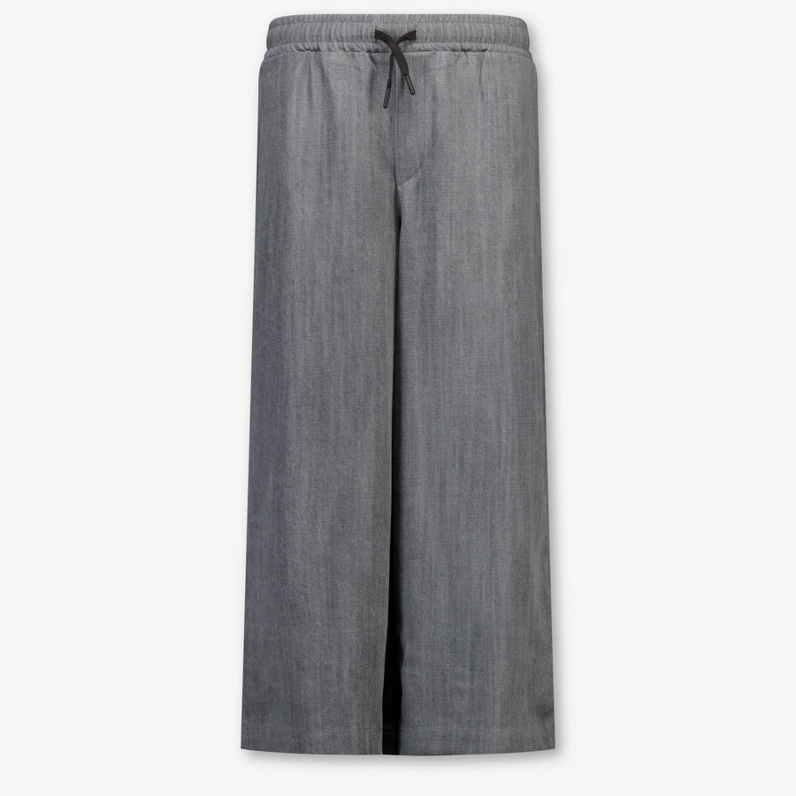 MSGM Unisex Kids Trouser in Dark Grey