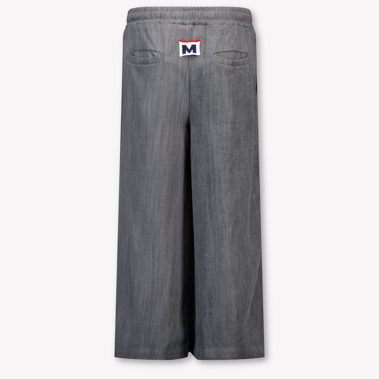 MSGM Kids Unisex Pants In Dark Gray