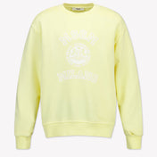 MSGM Kids Unisex Sweater In Yellow