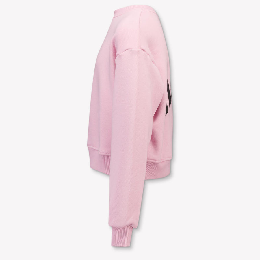 MSGM Kids Girls Sweater In Light Pink