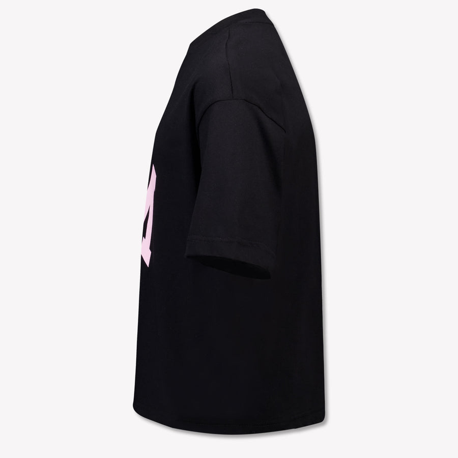 MSGM Kids Girls T-Shirt In Black