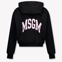 MSGM Kids Girls Cardigan In Black