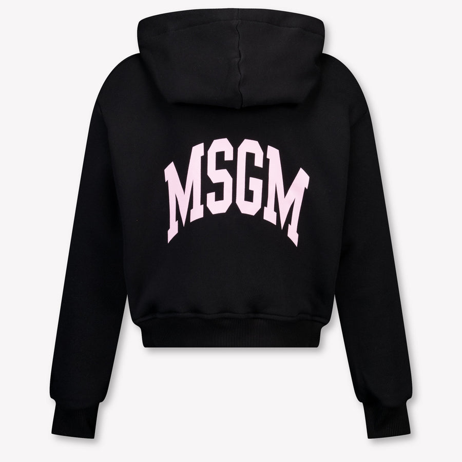 MSGM Kids Girls Cardigan In Black
