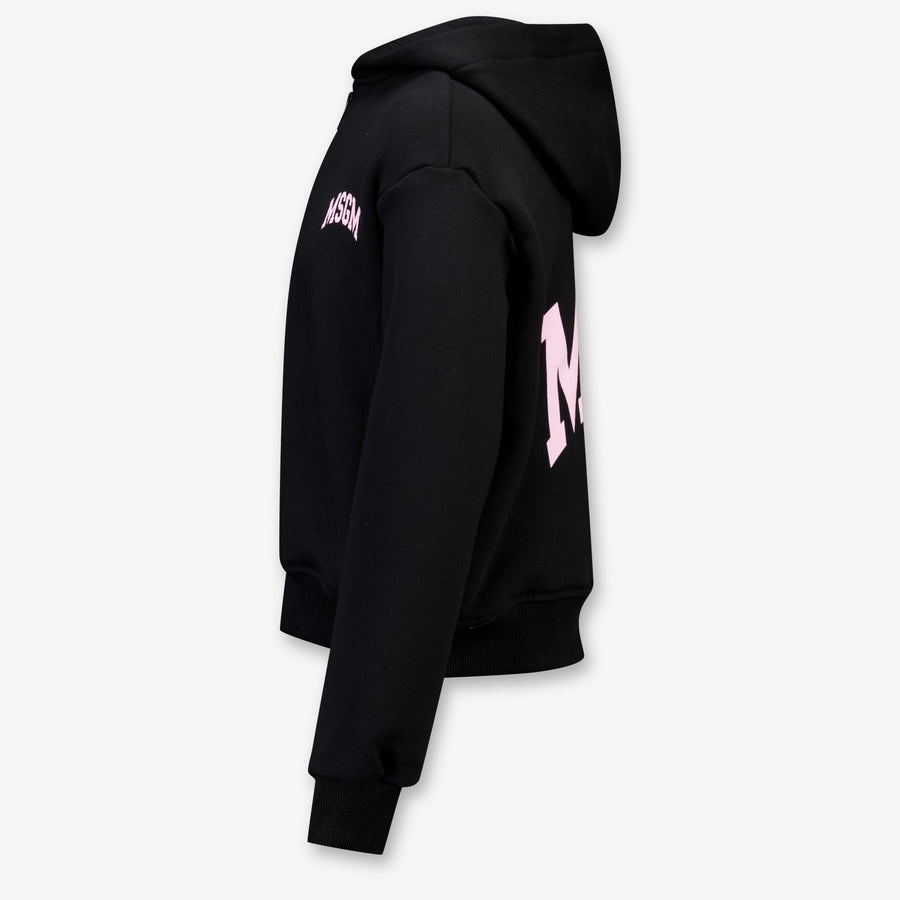 MSGM Kids Girls Cardigan In Black