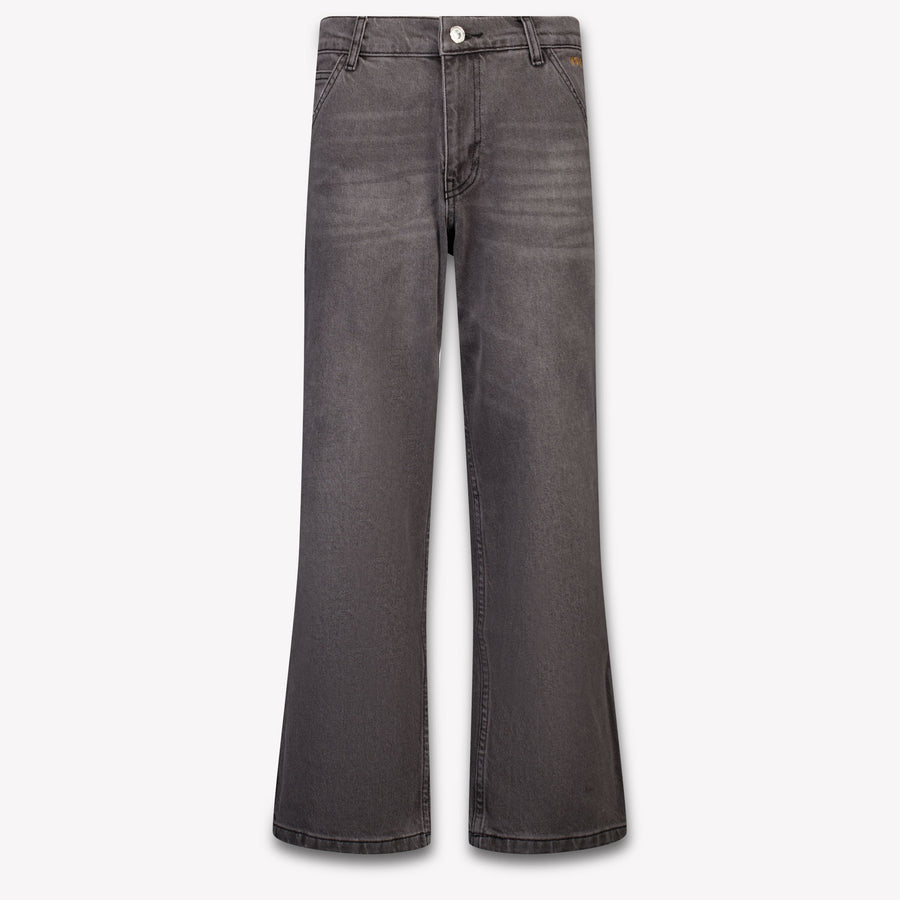 MSGM Kids Boys Jeans In Gray