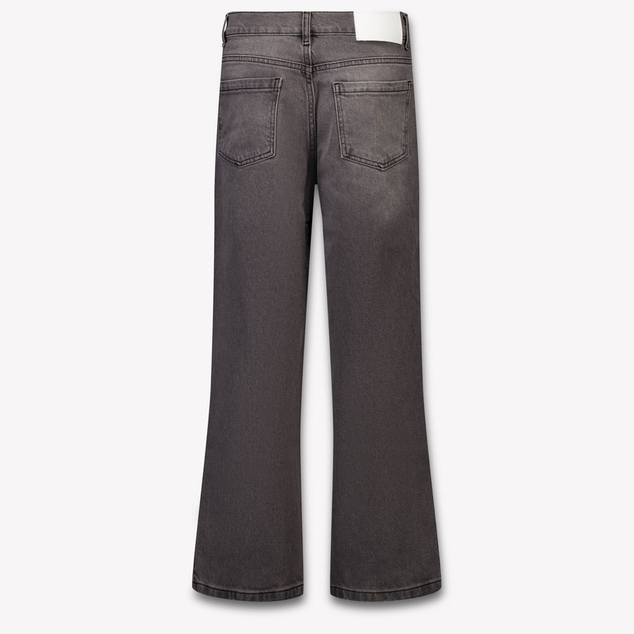 MSGM Kids Boys Jeans In Gray