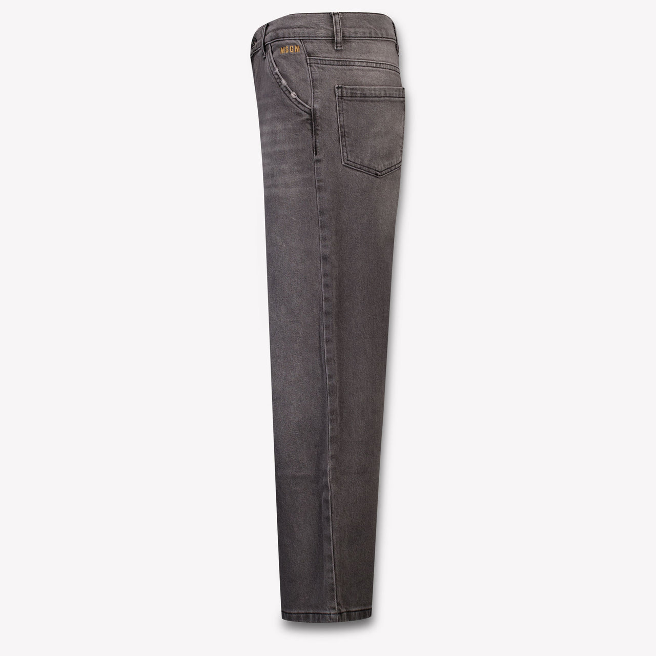 MSGM Kids Boys Jeans In Gray