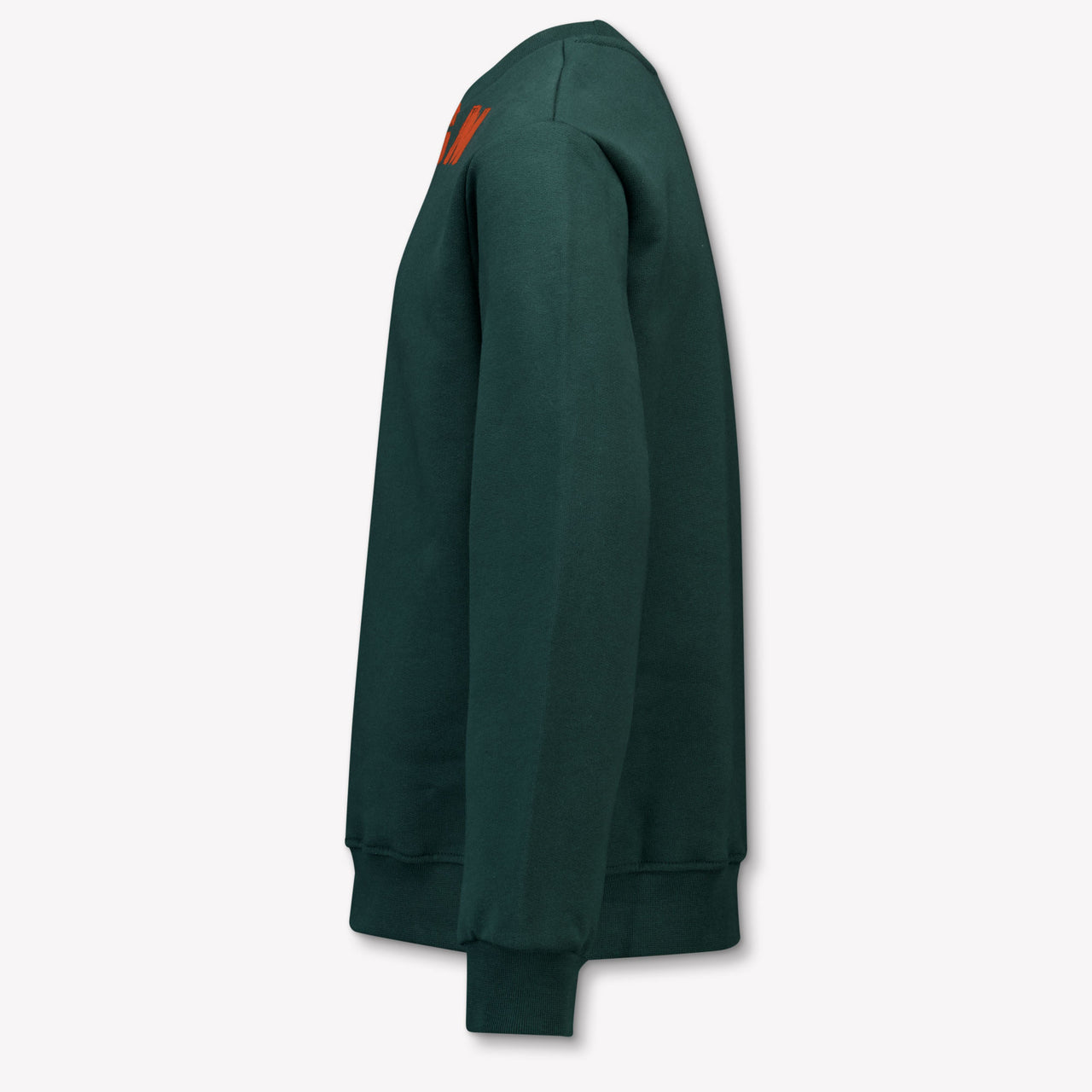 MSGM Kids Boys Sweater In Dark Green