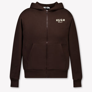 MSGM Kinder Jongens Vest In Bruin