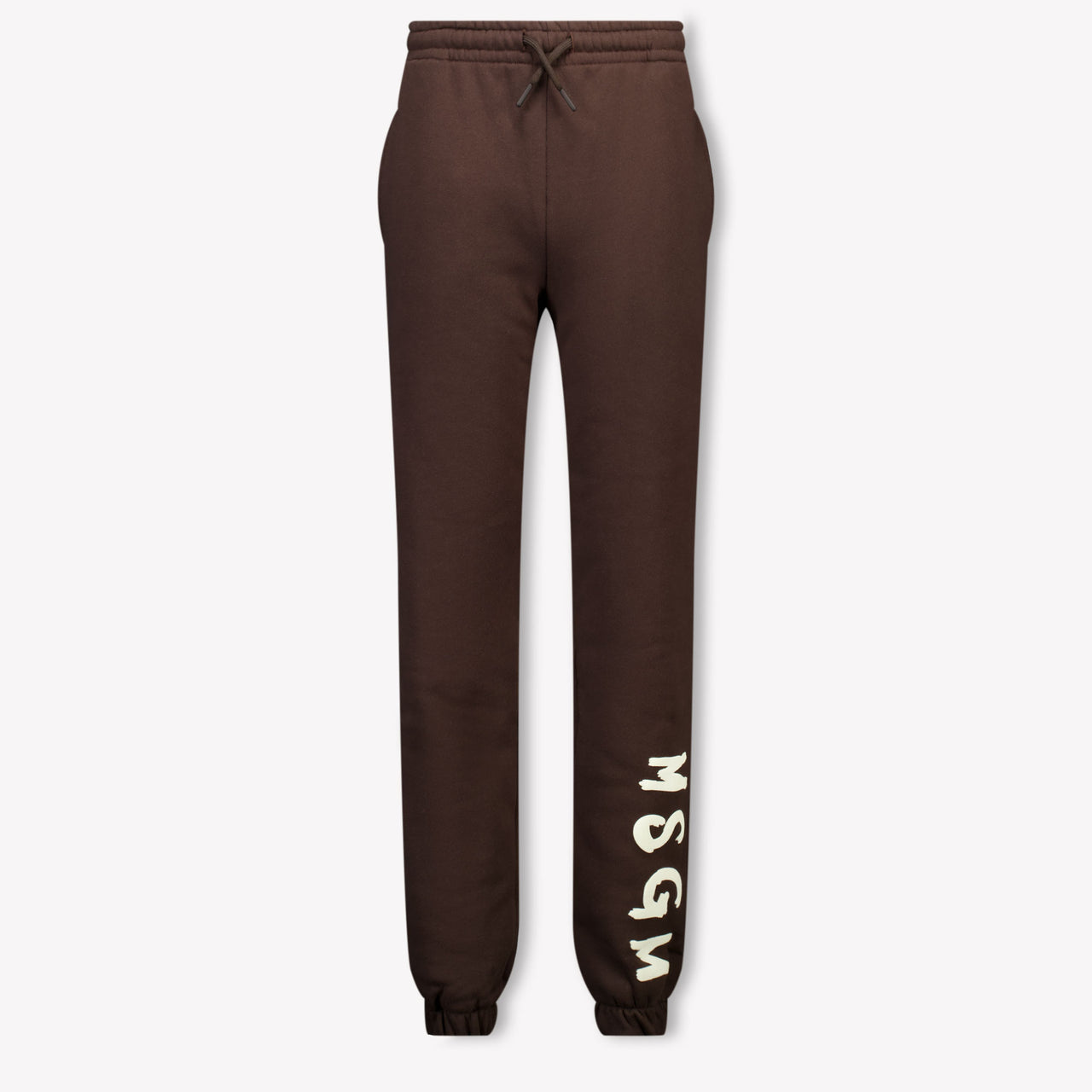 MSGM Kids Unisex Pants In Brown