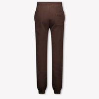 MSGM Kids Unisex Pants In Brown