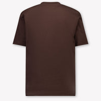 MSGM Kids Boys T-Shirt In Brown