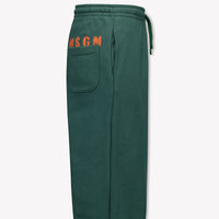 MSGM Kinder Jongens Broek In Donker Groen