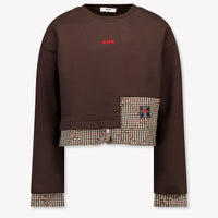 MSGM Kinder Meisjes Trui In Bruin