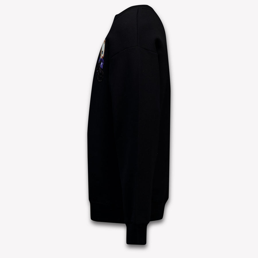MSGM Kids Girls Sweater In Black