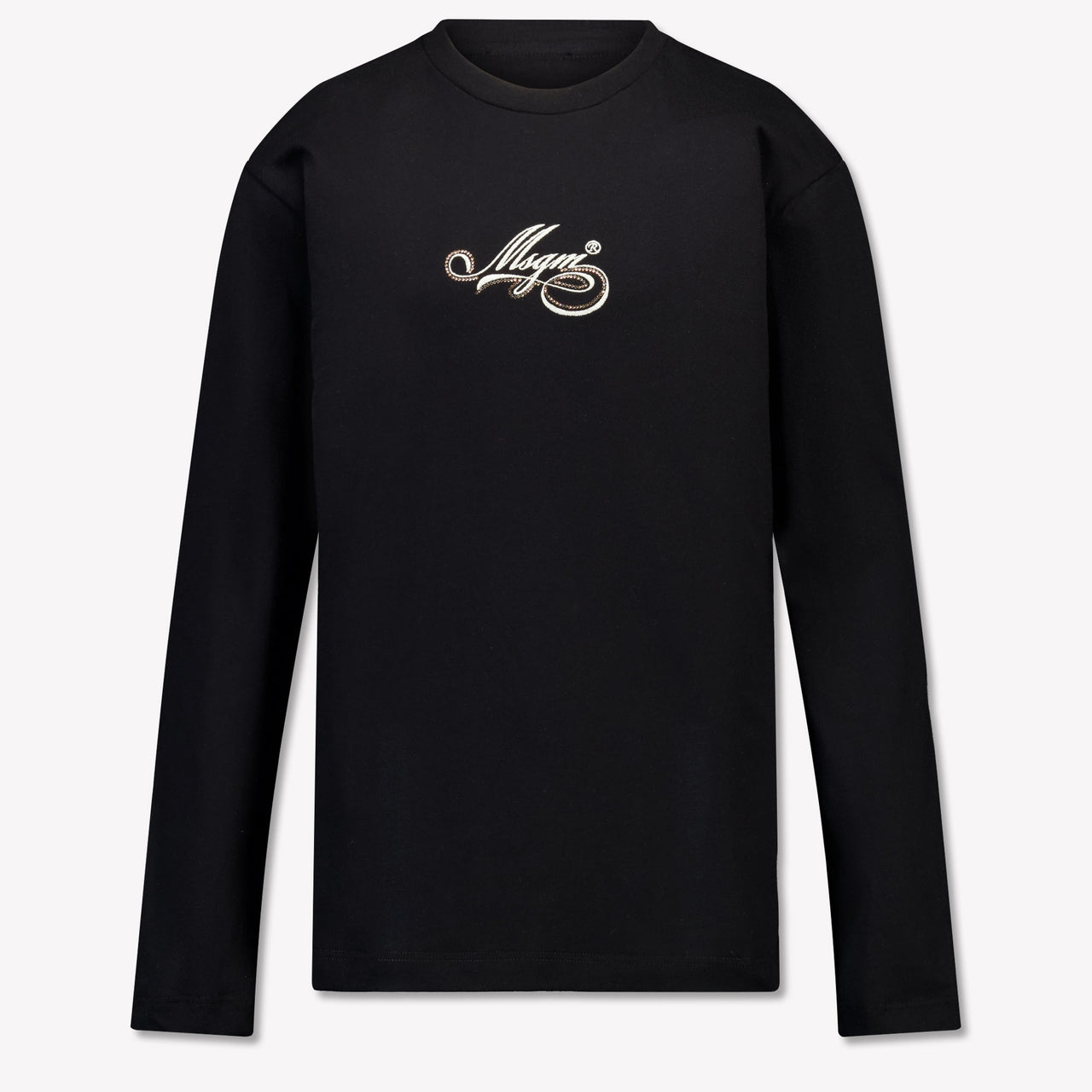 MSGM Kids Girls T-Shirt In Black