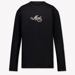 MSGM Kids Girls T-Shirt In Black