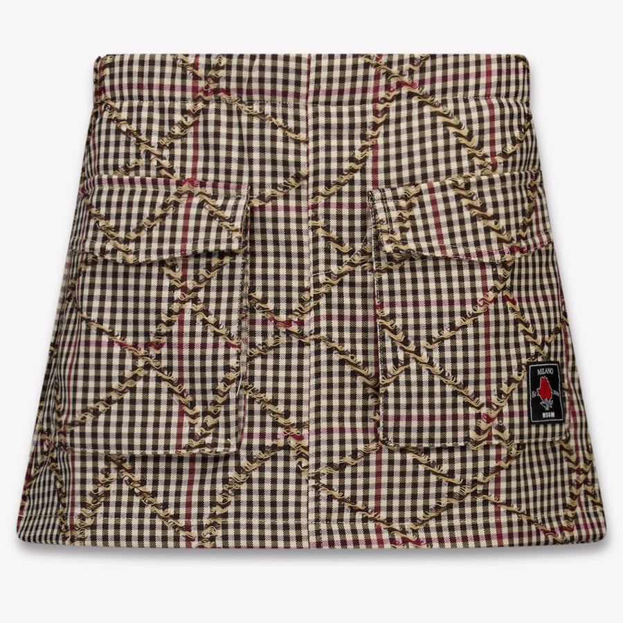 MSGM Kinder Meisjes Shorts In Bruin