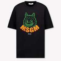 MSGM Kids Boys T-Shirt In Black