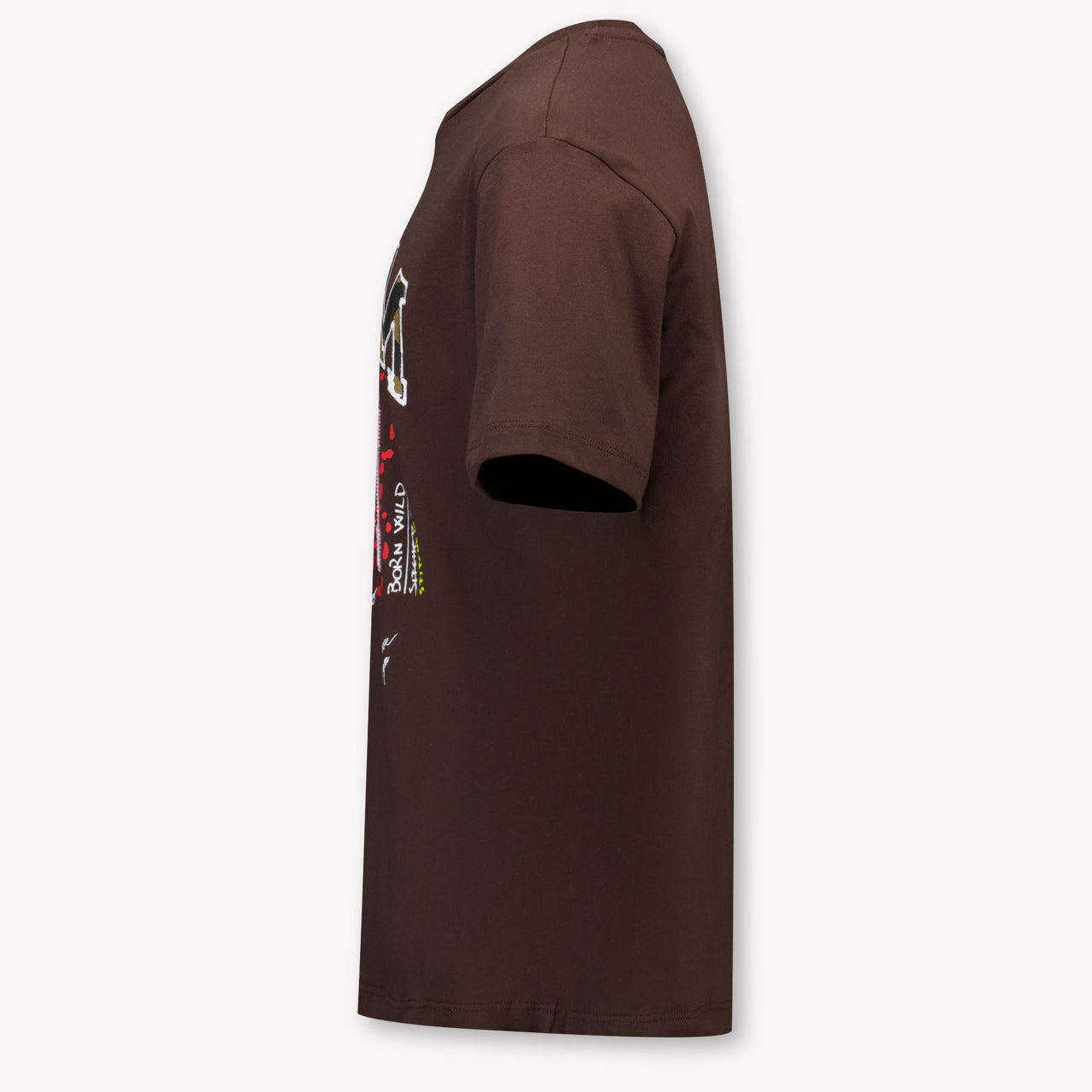 MSGM Kids Girls T-Shirt In Brown