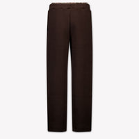 MSGM Kids Girls Pants In Brown