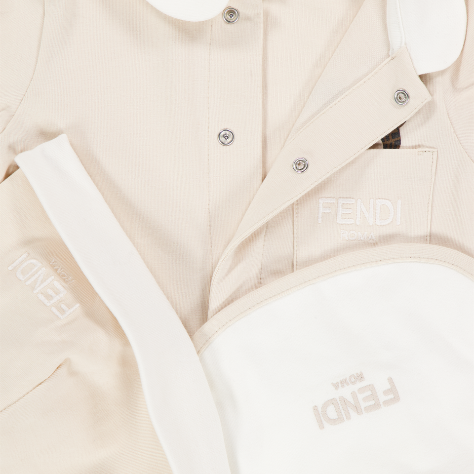 Fendi Baby Unisex Boxpakje In Beige