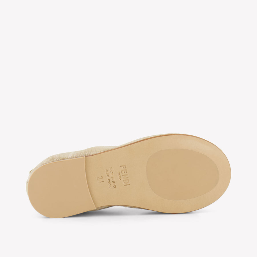 Fendi Meisjes Schoenen In Beige