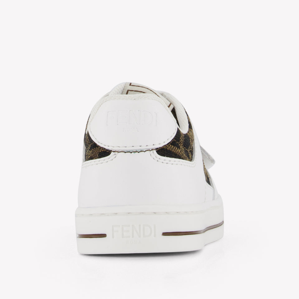 Fendi Unisex Sneakers In Wit