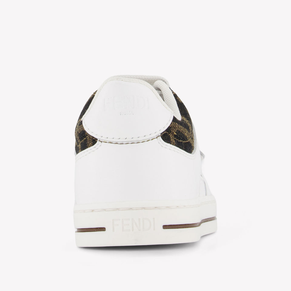 Fendi Unisex Sneakers In Wit