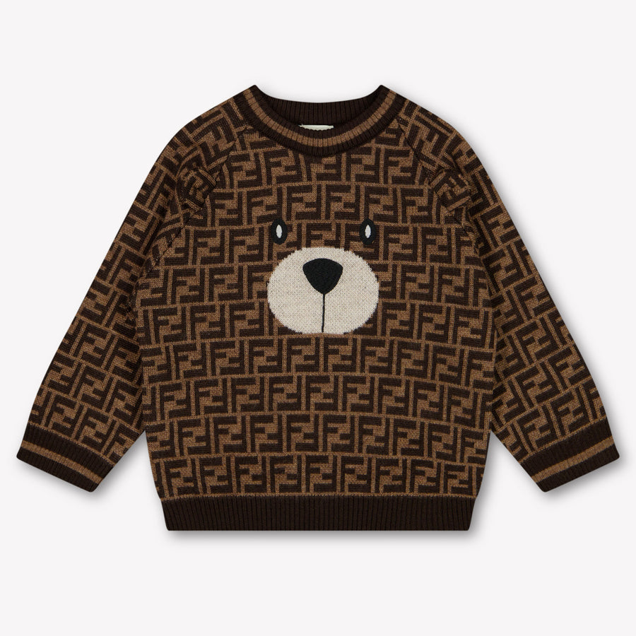 Fendi Baby Unisex Sweater in Brown