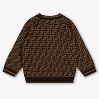 Fendi Baby Unisex Sweater In Brown