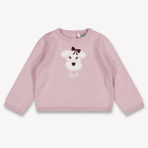 Liu Jo Baby Girls Sweater In Light Pink
