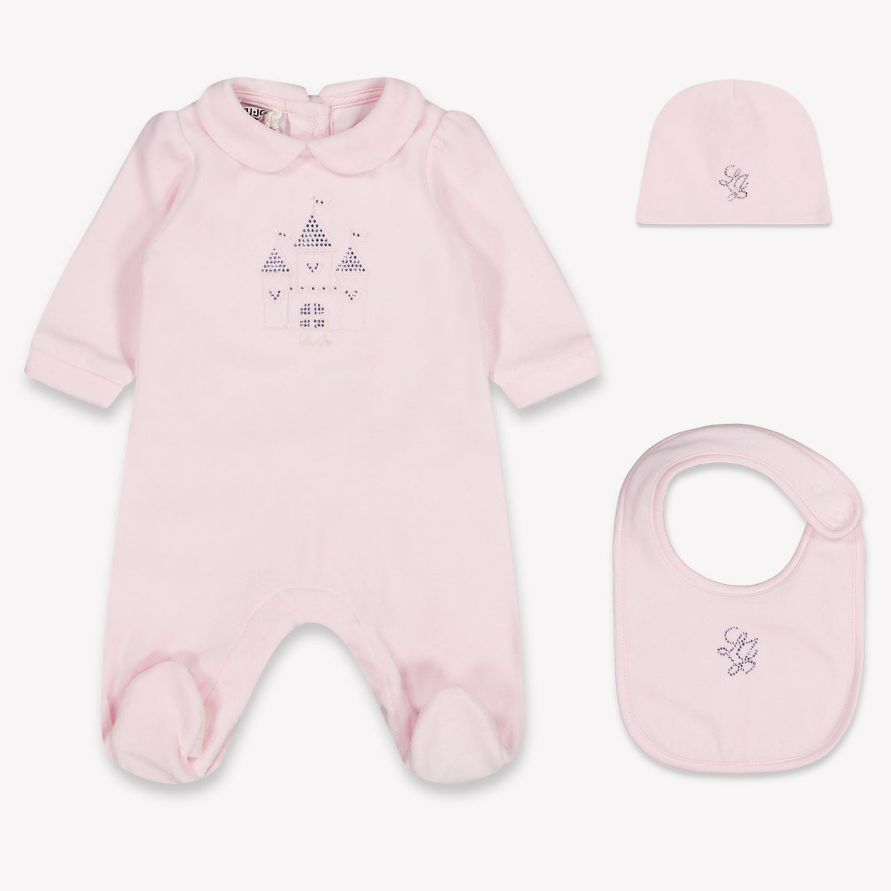 Liu Jo Baby Girls Playsuit In Light Pink