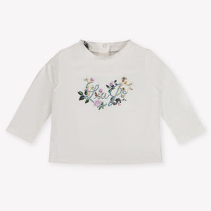 Liu Jo Baby Girls T-Shirt In OffWhite