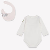 Moncler Baby Unisex Romper In Light Pink