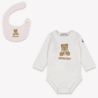 Moncler Baby Unisex Rompertje In Licht Roze