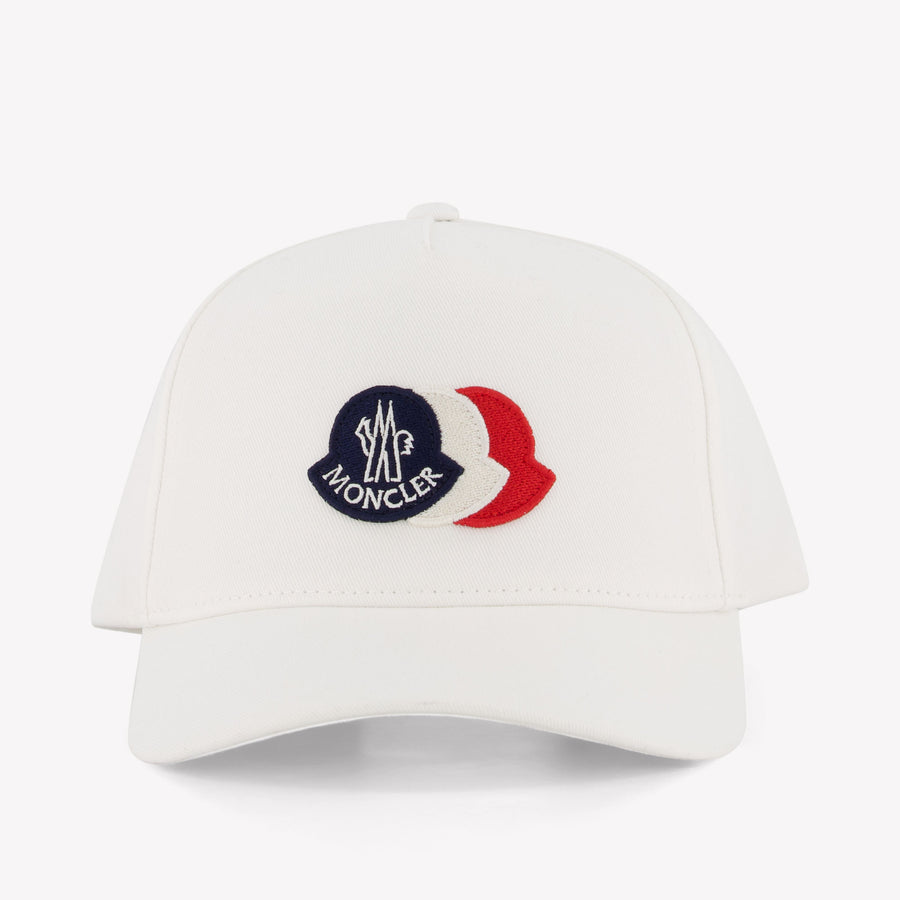 Moncler Boys Cap in White
