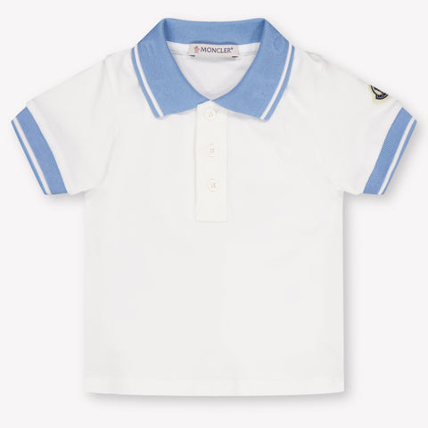 Moncler Baby Boys Polo In White