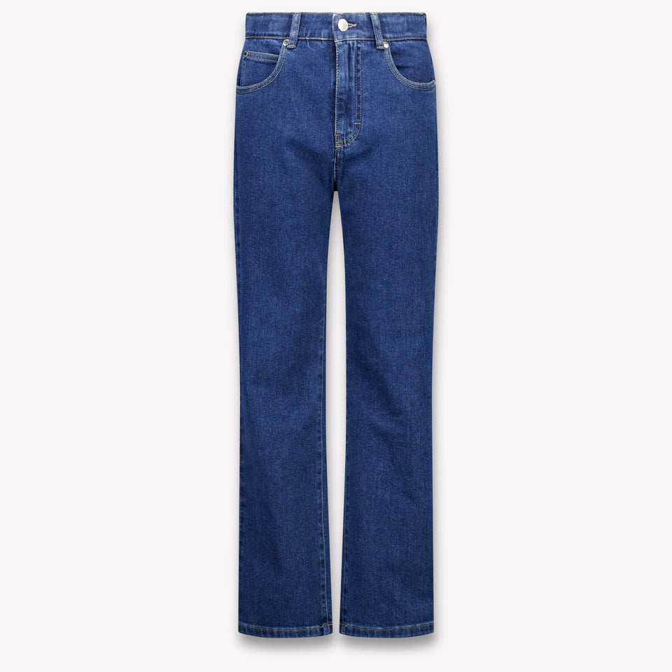 Moncler Kids Boys Jeans In Blue