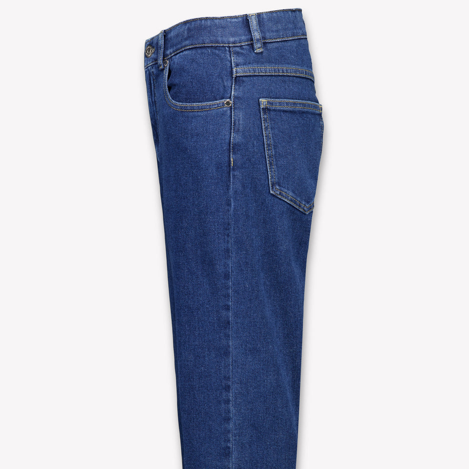 Moncler Kids Boys Jeans In Blue