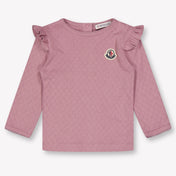 Moncler Baby Meisjes T-Shirt In Roze