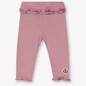 Moncler Baby Girls Leggings In Pink