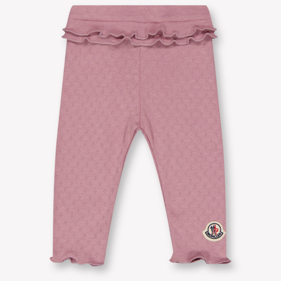 Moncler Baby Girls Leggings In Pink