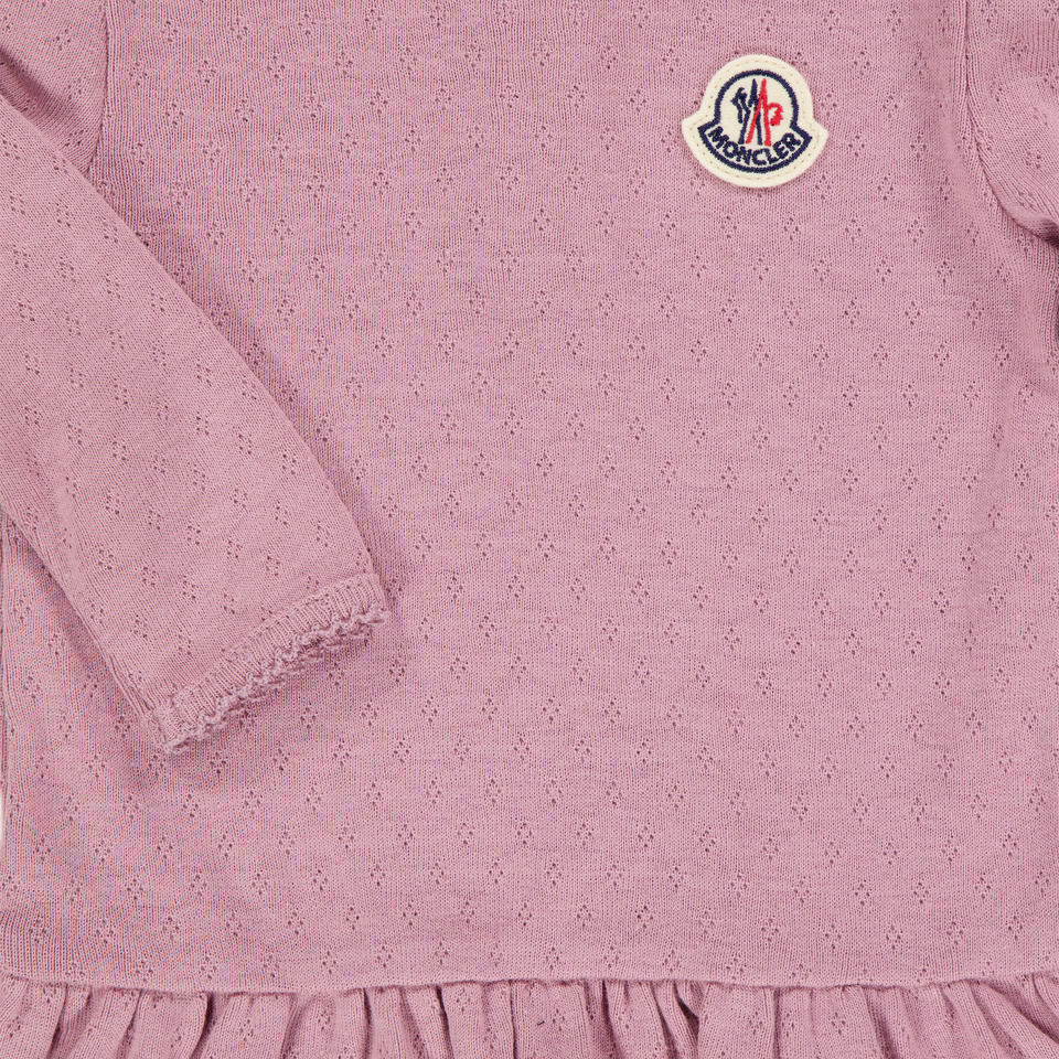 Moncler Baby Meisjes Jurk In Roze