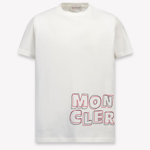 Moncler Kids Boys T-Shirt In White
