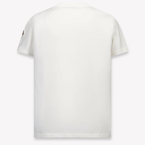 Moncler Kids Boys T-Shirt In White