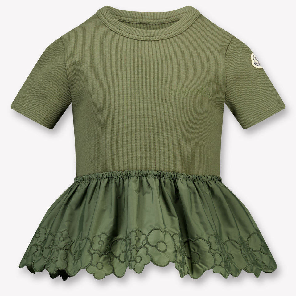 Moncler Kinder Meisjes T-shirt In Army