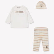 Moncler Baby Unisex Setje In Beige