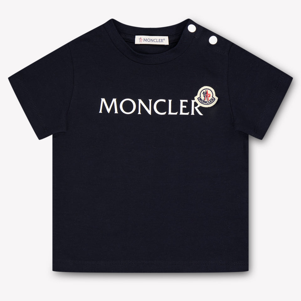 Moncler Baby Boys T-Shirt In Navy