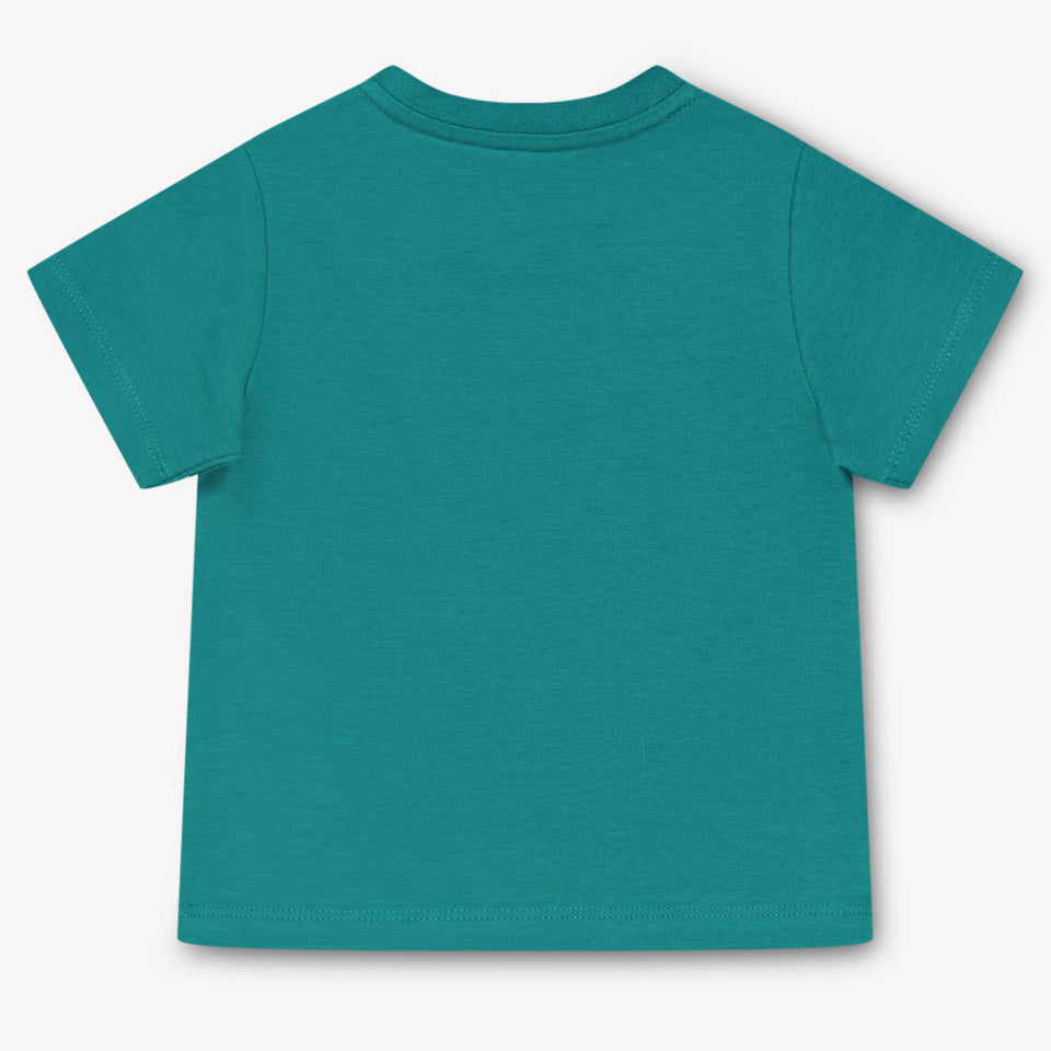 Moncler Baby Jongens T-Shirt In Groen